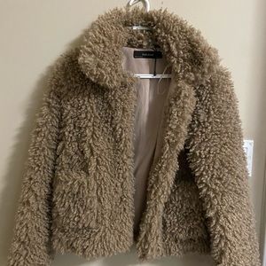 Zara teddy jacket
